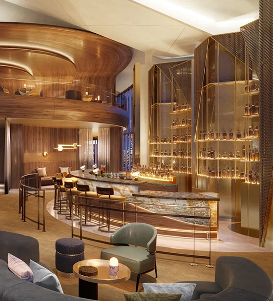 INDDIA Sky Lounge Mezzanine level